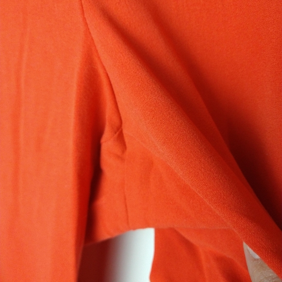 New York & Company Red and Orange Trousers Vibrant Style - Picture 5 of 10